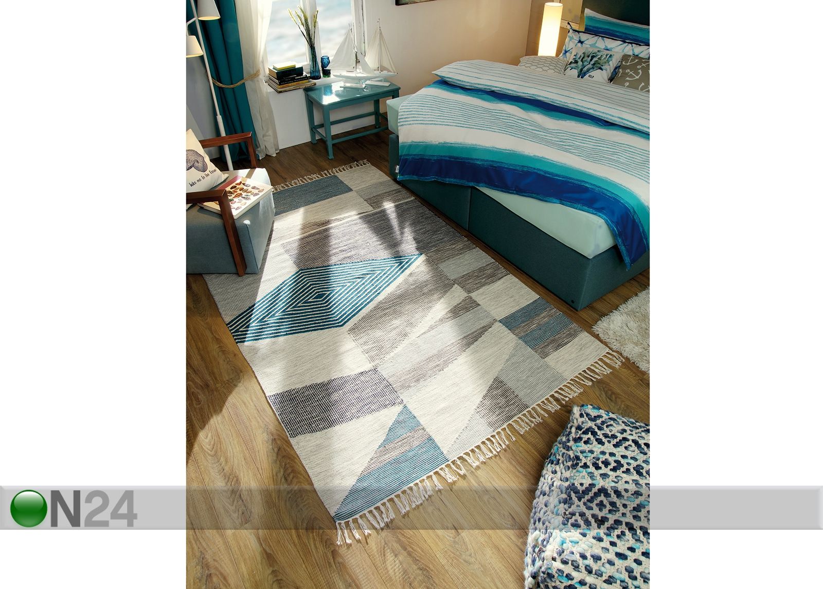 Matto Vintage Modern Kelim 160x230cm kuvasuurennos