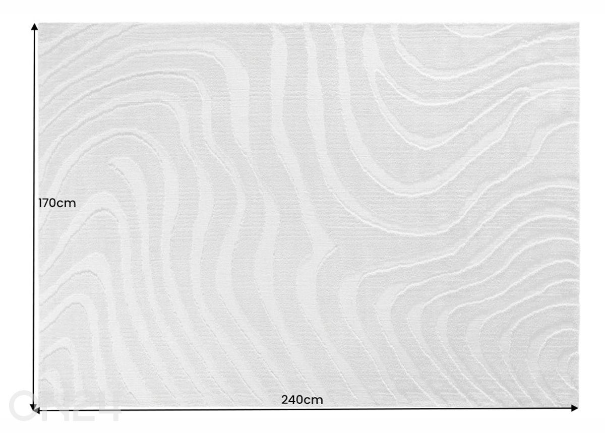 Matto Wave 240x170 cm kuvasuurennos mitat