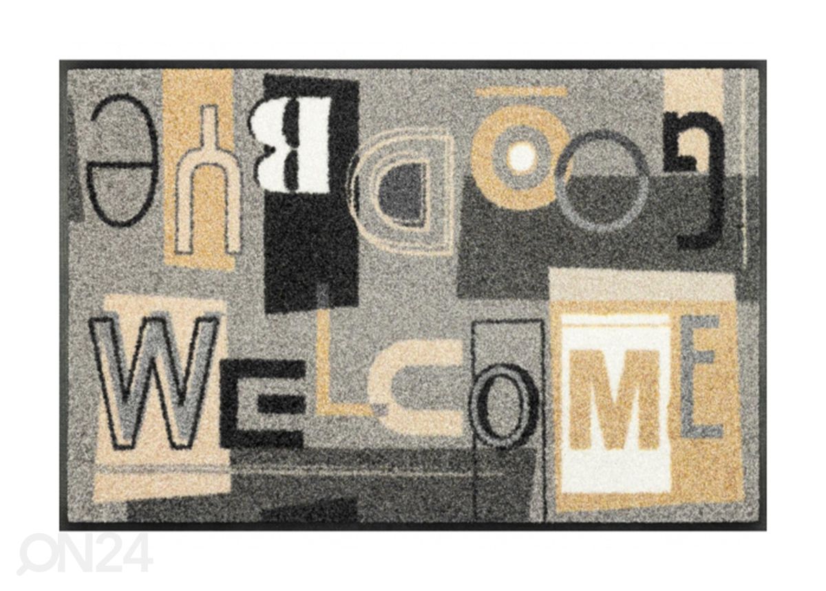 Matto Welcome Goodbye 50x75 cm kuvasuurennos