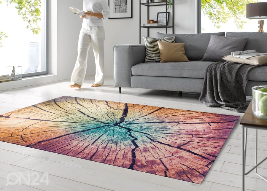 Matto WOOD LAND 70x120 cm kuvasuurennos