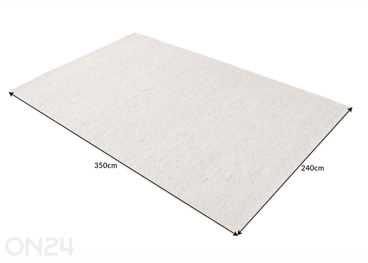 Matto Wool 350x240 cm kuvasuurennos mitat