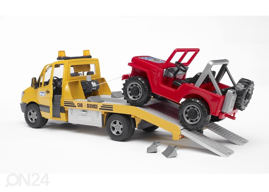 MB SPRINTER hinausauto+maastoauto 1:16 BRUDER kuvasuurennos