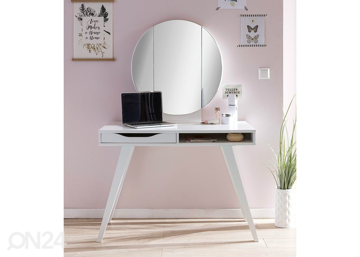 Meikkipöytä peilillä Dressertable kuvasuurennos