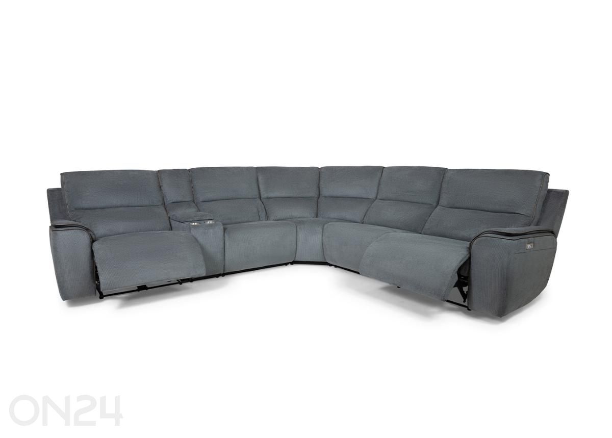 Mekanismikulmasohva Riva recliner sähköinen kuvasuurennos