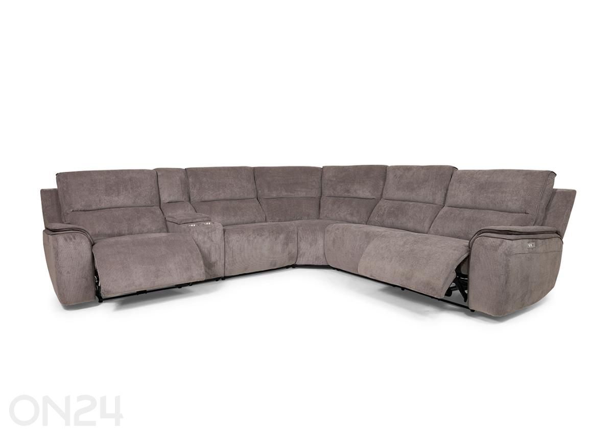Mekanismikulmasohva Riva recliner sähköinen kuvasuurennos