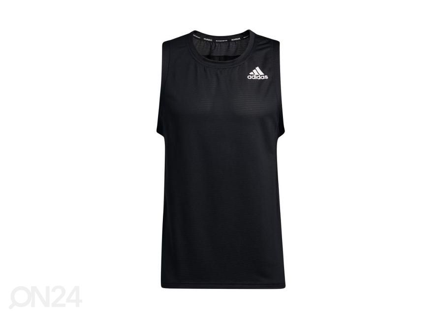 Miesten hihaton treenipaita Adidas Aeroready 3-Stripes Primeblue kuvasuurennos