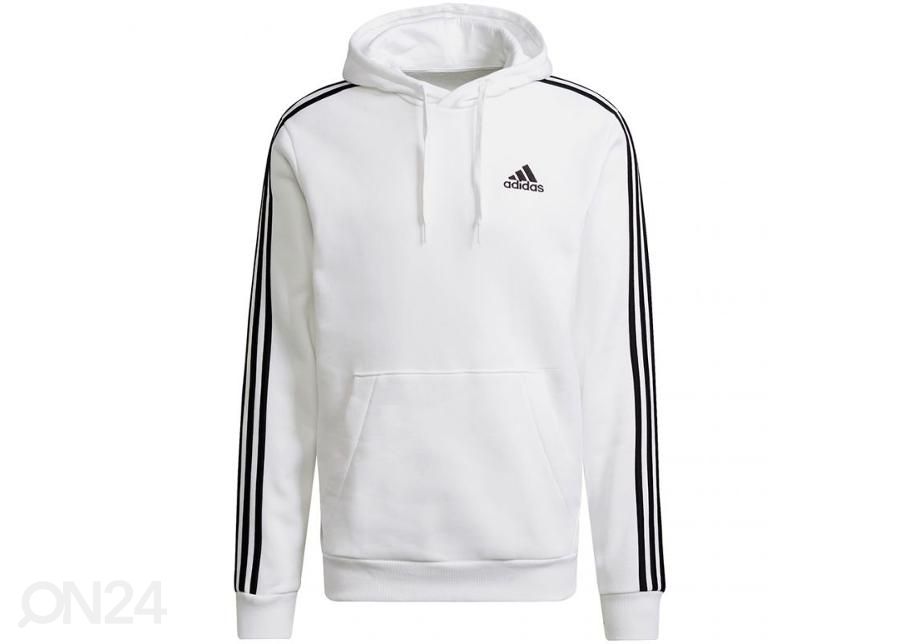 Miesten huppari Adidas Essentials Fleece 3-Stripes Hoodie kuvasuurennos