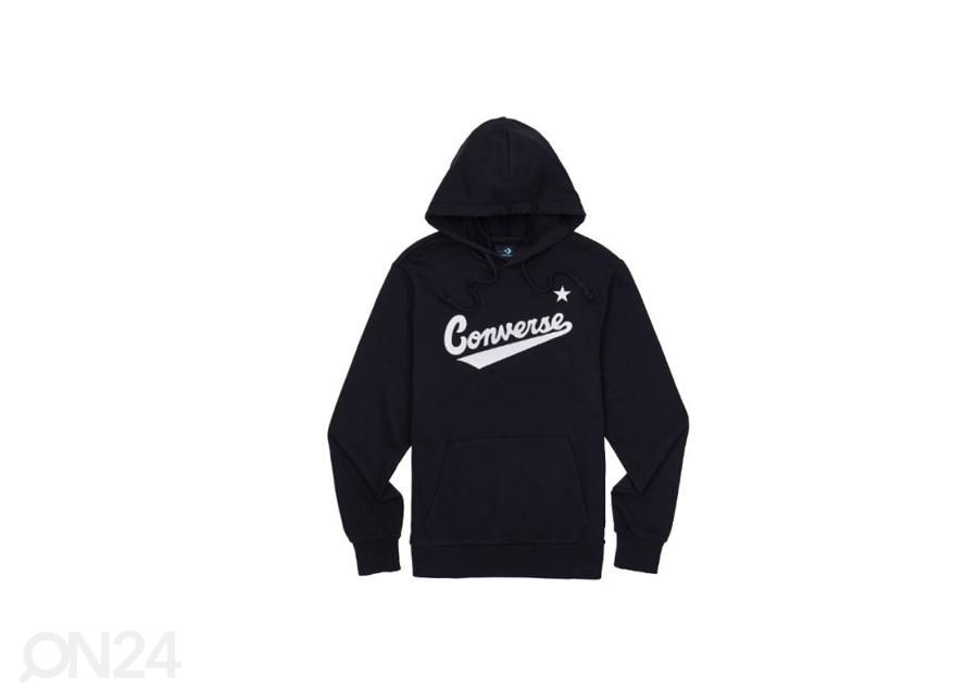 Miesten huppari Converse Script Hoodie FT M 10017675-A06 kuvasuurennos