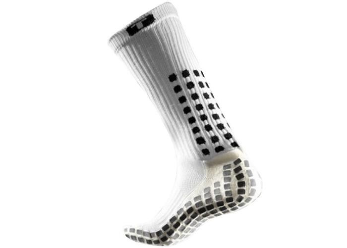 Miesten ja lasten jalkapallosukat Trusox Thin valkoinen kuvasuurennos
