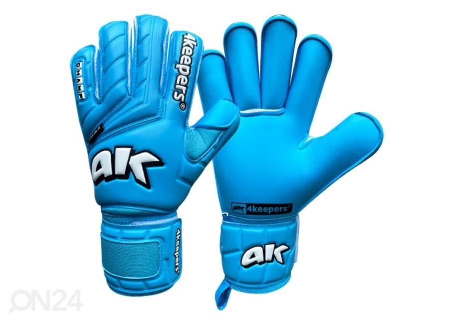 Miesten jalkapallo maalivahdin hanskat 4keepers Champ Colour Sky V RF kuvasuurennos