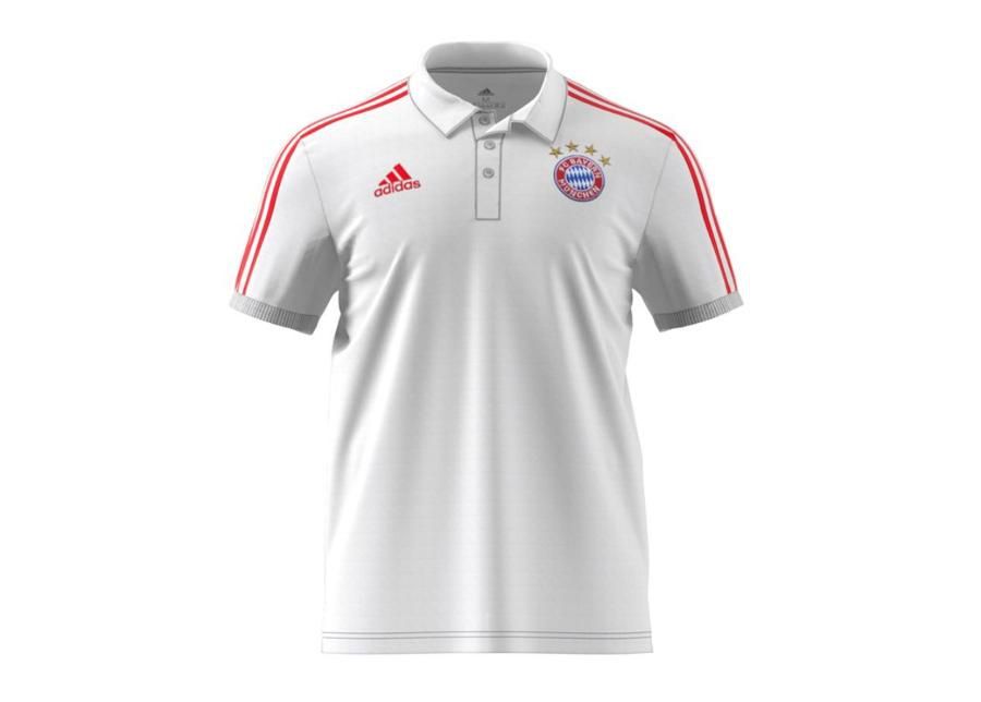 Miesten jalkapallopaita Adidas Bayern Monachium 3-Stripes Polo M FR3973 kuvasuurennos