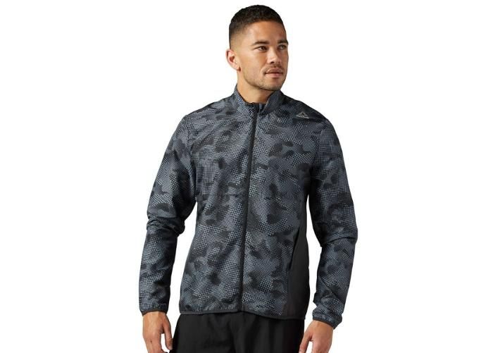 Miesten juoksutakki Reebok Run Woven Jacket M BR4434 kuvasuurennos