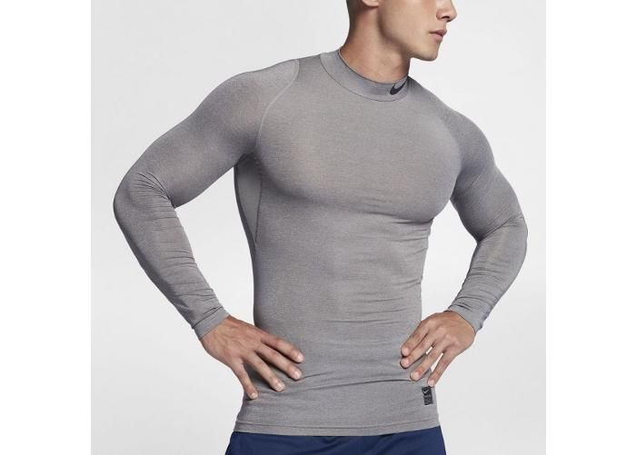 Miesten kompressiopaita Nike M NP TOP LS Comp MOCK M 838079-091 kuvasuurennos