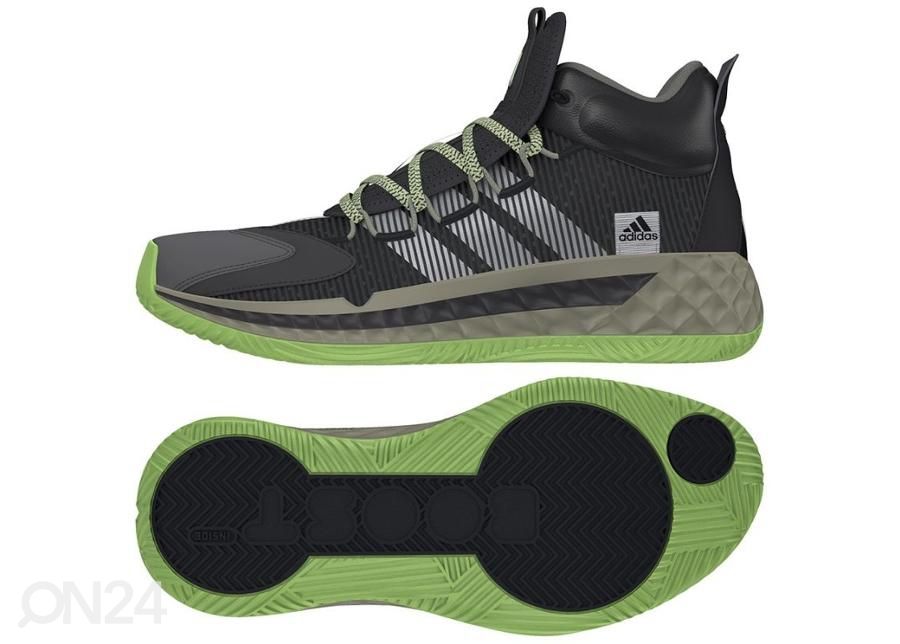 Miesten koripallokengät Adidas Pro Boost Mid kuvasuurennos