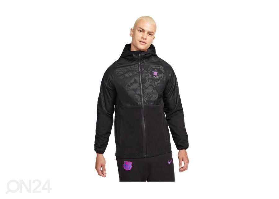Miesten kuoritakki Nike FC Barcelona All-Weather Fan kuvasuurennos