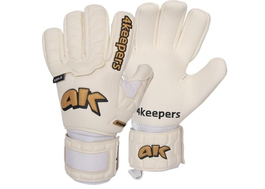 Miesten maalivahdin hanskat 4keepers Champ Black Gold IV NC S605368 kuvasuurennos