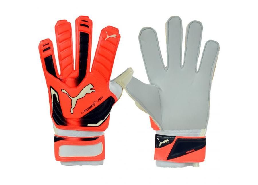 Miesten maalivahdin hanskat Puma Evo Power Grip 2 Aqua 41145 30 kuvasuurennos