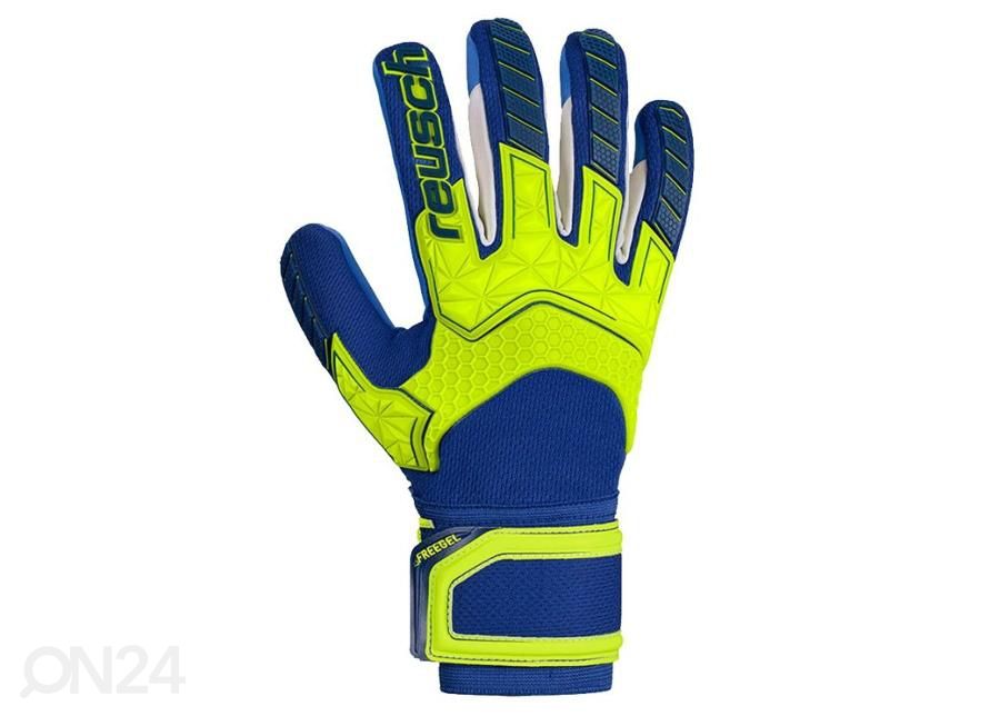 Miesten maalivahdin hanskat Reusch Attrakt Freegel S1 LTD kuvasuurennos