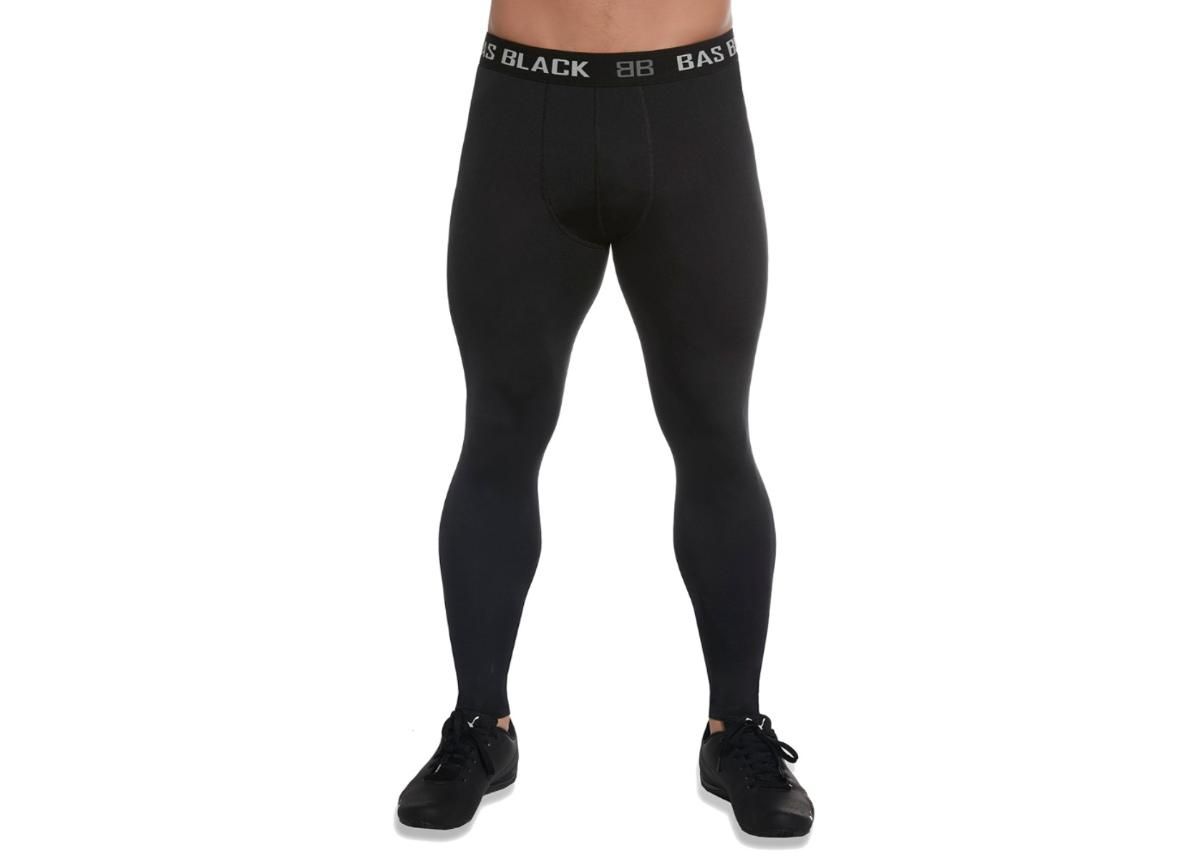 Miesten pitkät treenileggingsit BAS BLACK Evergym kuvasuurennos