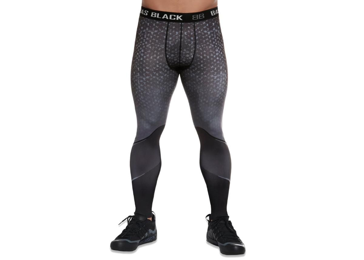 Miesten pitkät treenileggingsit BAS BLACK Hardmen kuvasuurennos