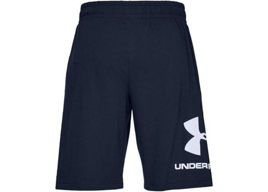Miesten shortsit Under Armour Sportstyle Cotton Logo M 1329300-408 kuvasuurennos