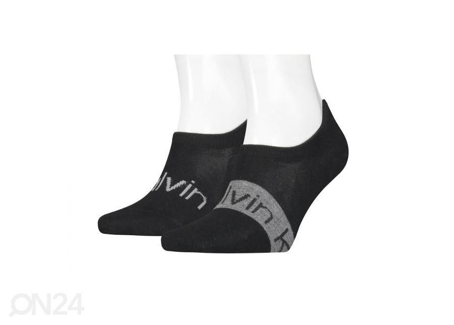 Miesten sukat Calvin Klein Footie High Cut 2 paria Lo 701218713002 kuvasuurennos