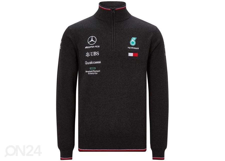 Miesten treenipaita Mercedes AMG Petronas Mapm RP Mens Half Zip kuvasuurennos