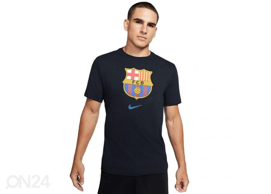 Miesten vapaa-ajan paita Nike FCB B Nk Tee Evergreen Crest kuvasuurennos