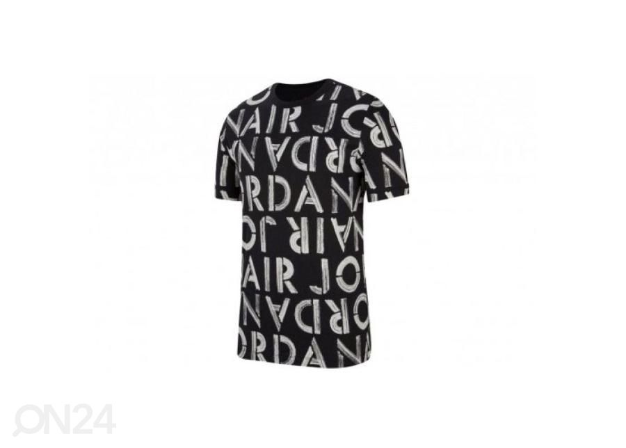 Miesten vapaa-ajan paita Nike Lbrand SS AOP Crew M CN3586-010 kuvasuurennos