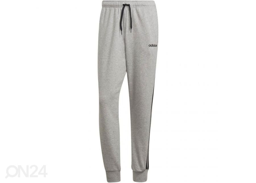 Miesten verryttelyhousut Adidas Essentials 3 Stripes Tapered Pant FT Cuffed M DQ3077 kuvasuurennos