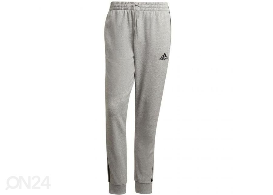 Miesten verryttelyhousut Adidas Essentials Tapered Cuff 3 Stripes kuvasuurennos
