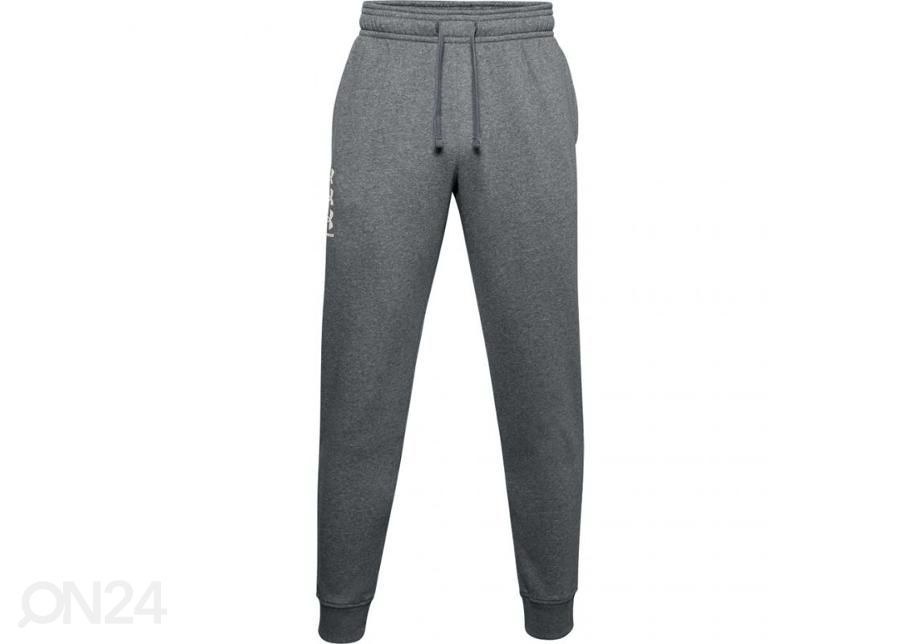 Miesten verryttelyhousut Under Armour Rival Fleece 3 Logo Joggers kuvasuurennos