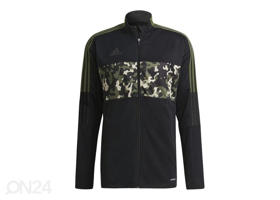 Miesten verryttelytakki Adidas Tiro Aop kuvasuurennos