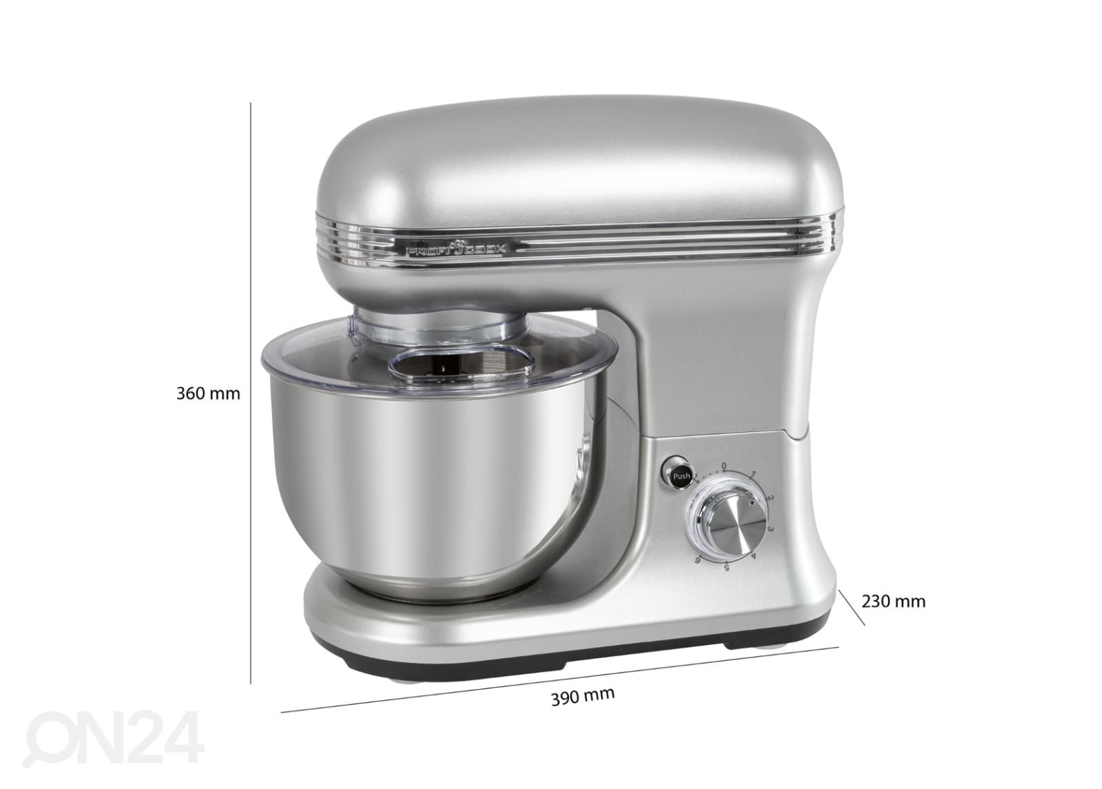 Monitoimikone ProfiCook PCKM1222W kuvasuurennos mitat