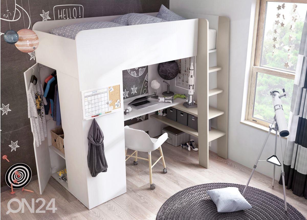 Monitoimisänky + patja 90x200 cm kuvasuurennos