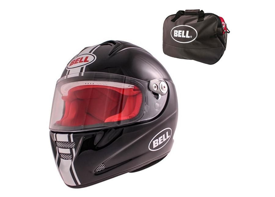 Moottoripyöräkypärä BELL M5X Daytona Musta Valkoinen kuvasuurennos