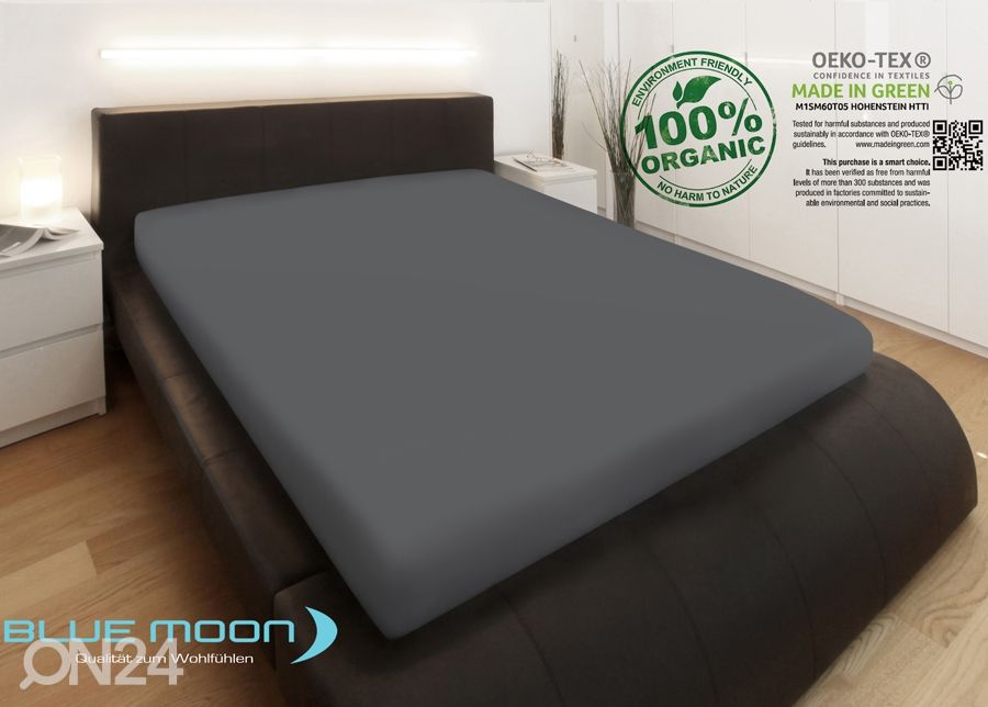 Muotoonommeltu lakana 140-160x200 cm 100% Organic kuvasuurennos