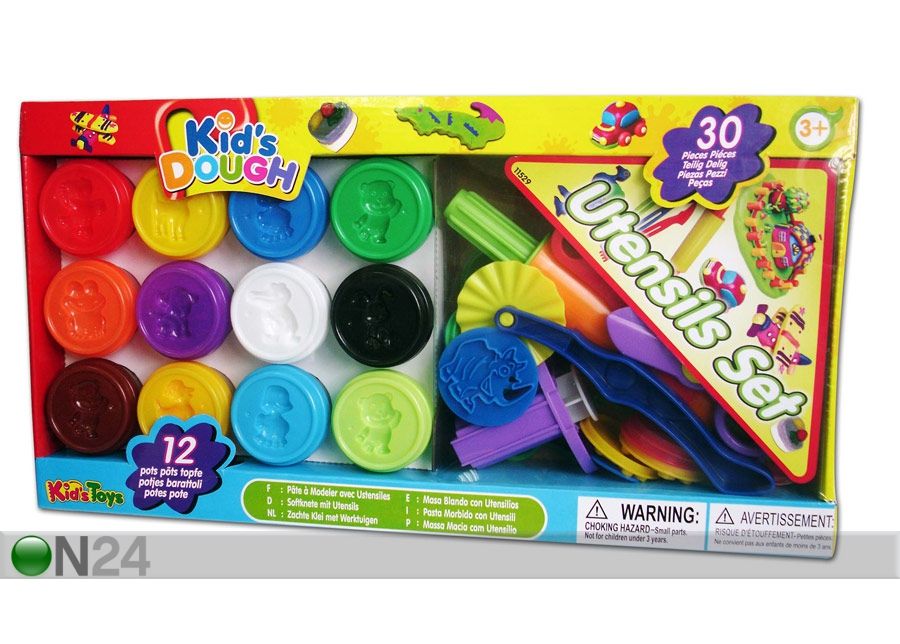 Muovailuvahapakkaus KID'S DOUGH 30-os kuvasuurennos