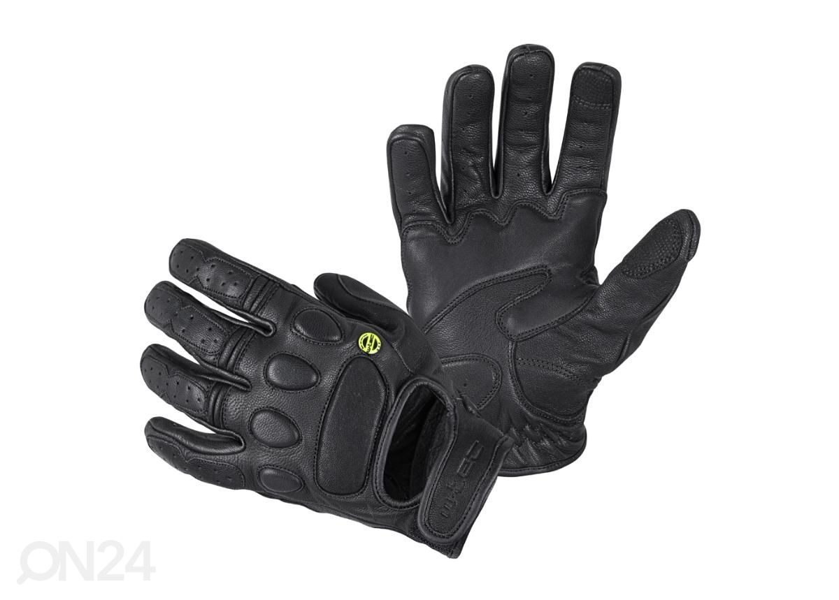 Nahkaiset MP-ajohanskat W-TEC Cherton mustat 3XL kuvasuurennos