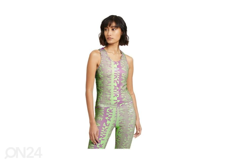 Naisten hihaton juoksupaita Nike Air Printed kuvasuurennos
