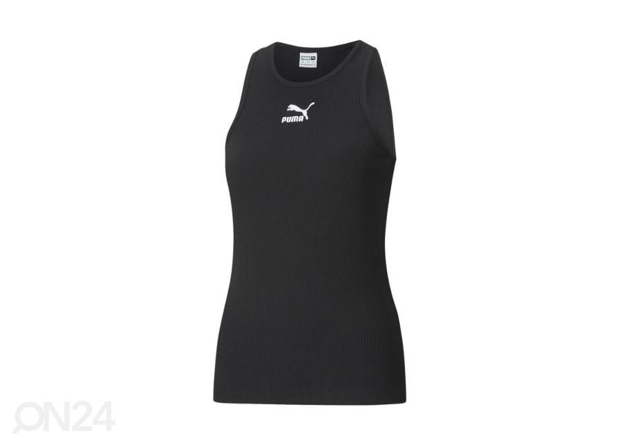 Naisten hihaton treenipaita Puma Classics Rib Racerback kuvasuurennos