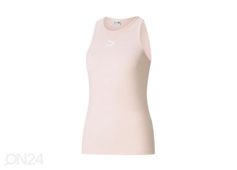 Naisten hihaton treenipaita Puma Classics Rib Racerback kuvasuurennos