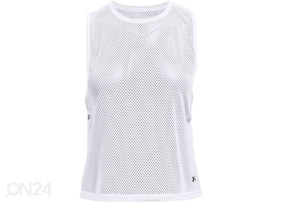 Naisten hihaton treenipaita Under Armour HG Armour Muscle Msh Tank W 1360835 100 kuvasuurennos