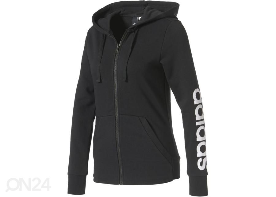 Naisten huppari Adidas Essentials Linear Full Zip Hoodie W S97076 kuvasuurennos