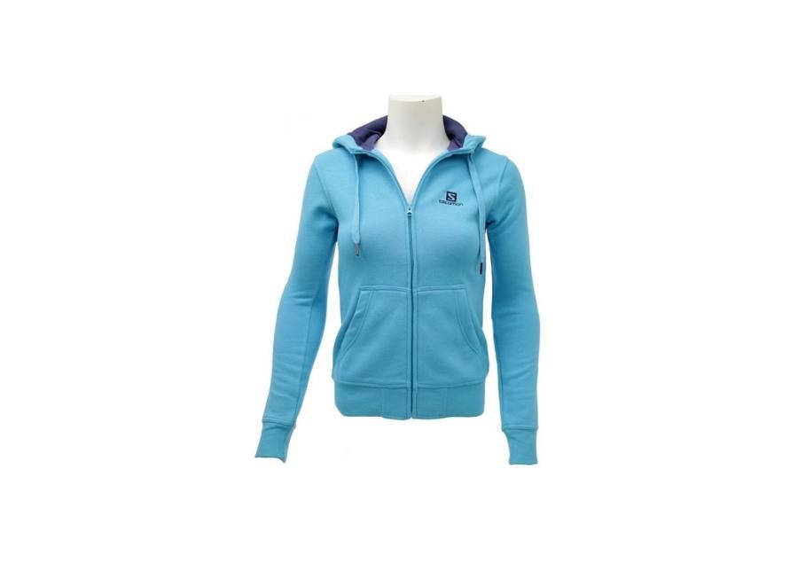 Naisten huppari Salomon Logo FZ Hoodie W 353486 kuvasuurennos