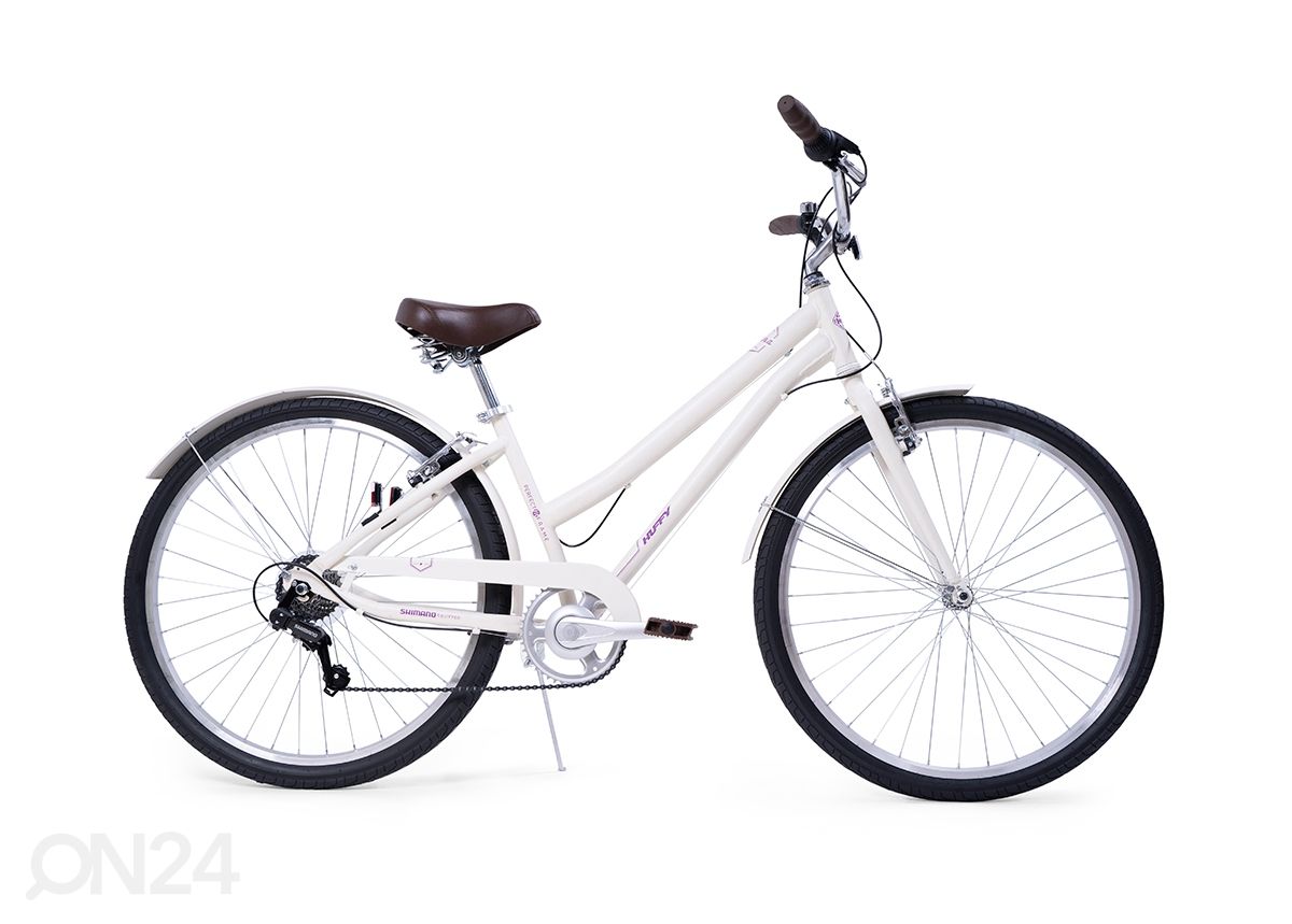 Naisten ja lasten kaupunkipyörä 27,5" Huffy Sienna Bone Satin kuvasuurennos