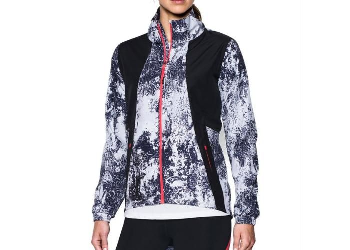 Naisten juoksutakki Under Armour Intl Printed Run W 1300119-001 kuvasuurennos
