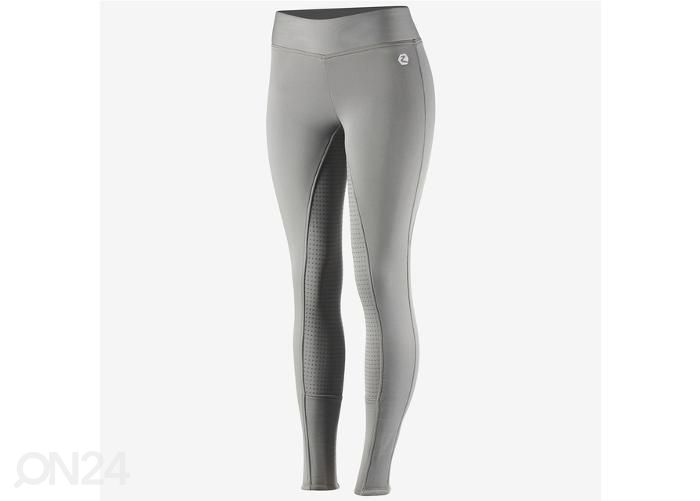 Naisten leggingsit silikonilla Active 34 khaki kuvasuurennos