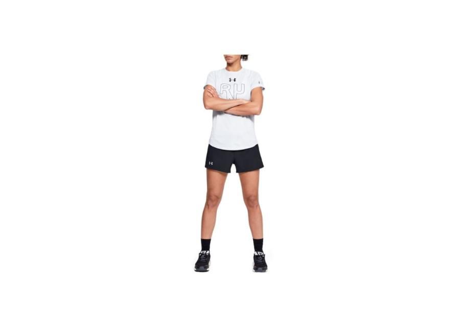 Naisten shortsit Under Armour W Qualifier Speedpocket Short W 1342856-001 kuvasuurennos