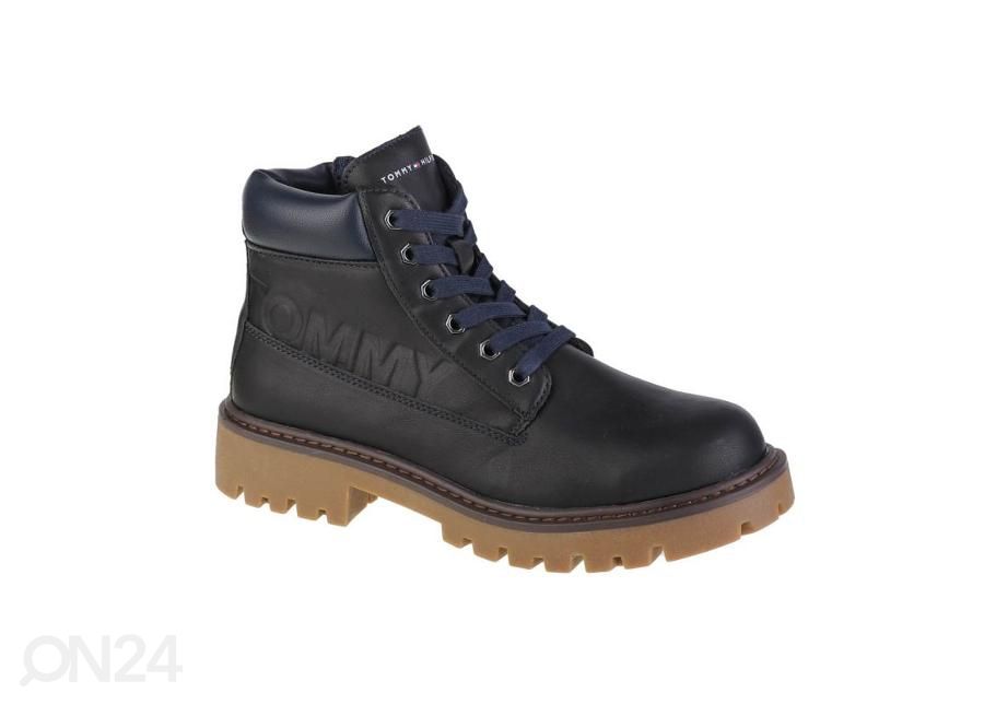 Naisten talvisaappaat Tommy Hilfiger Lace-Up Bootie W T3B5-32088-0777800 kuvasuurennos